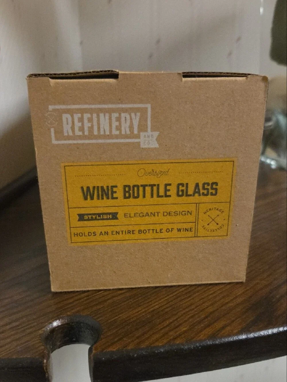 Refinery Wine Bottle Glass